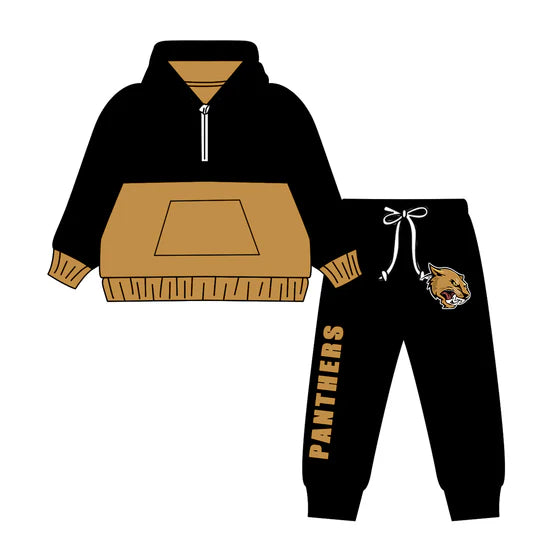 Preorder 5 MOQ Kids Sport Football Team Panthers Matching Clothing