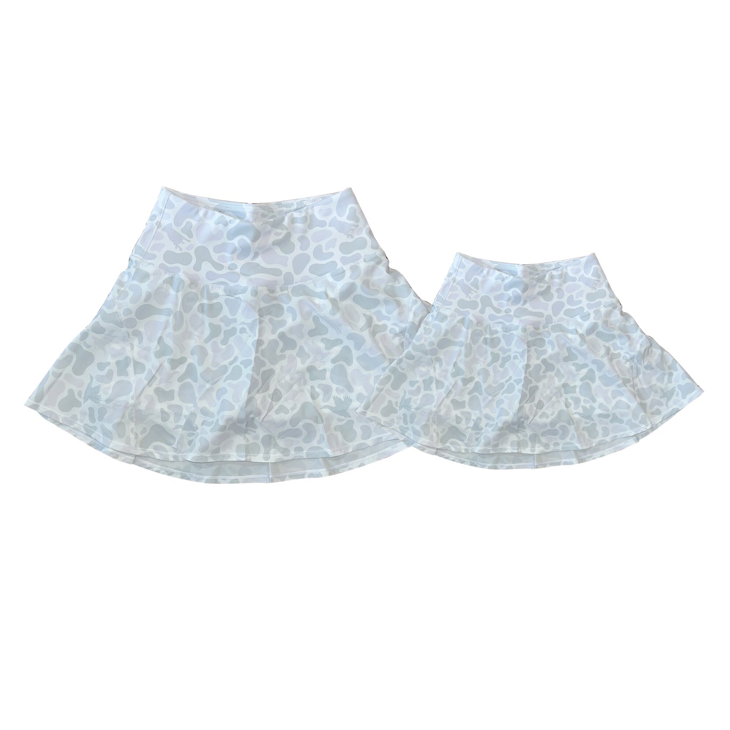 Mommy and me Light Grey Camo Skort Preorder