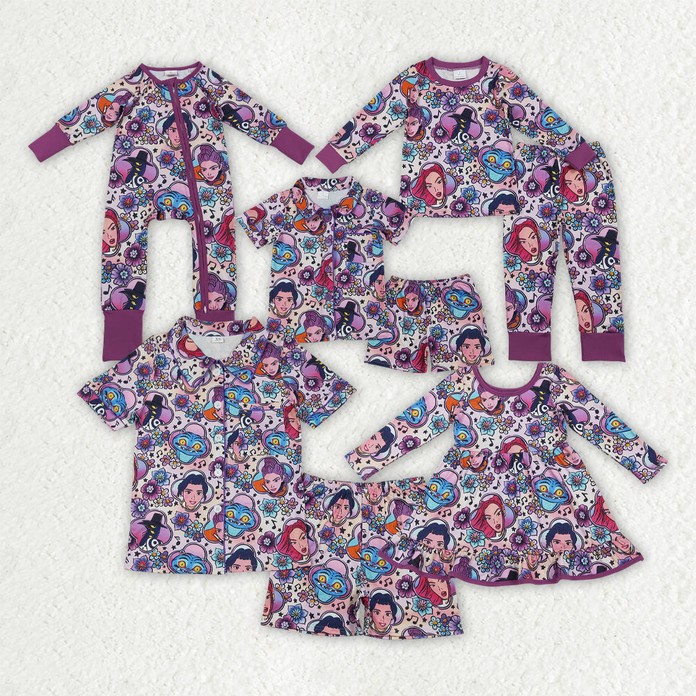 Mommy and Me Cartoon Kpop matching Clothing