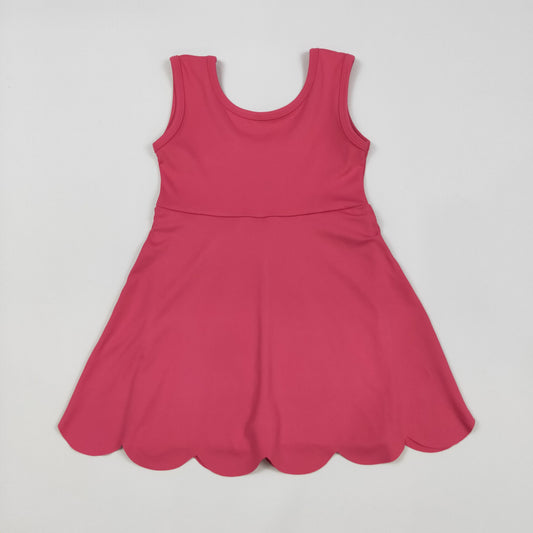 GSD2352 Baby Girls Active Waer Hot Pink Sleeveless Yoga Dress