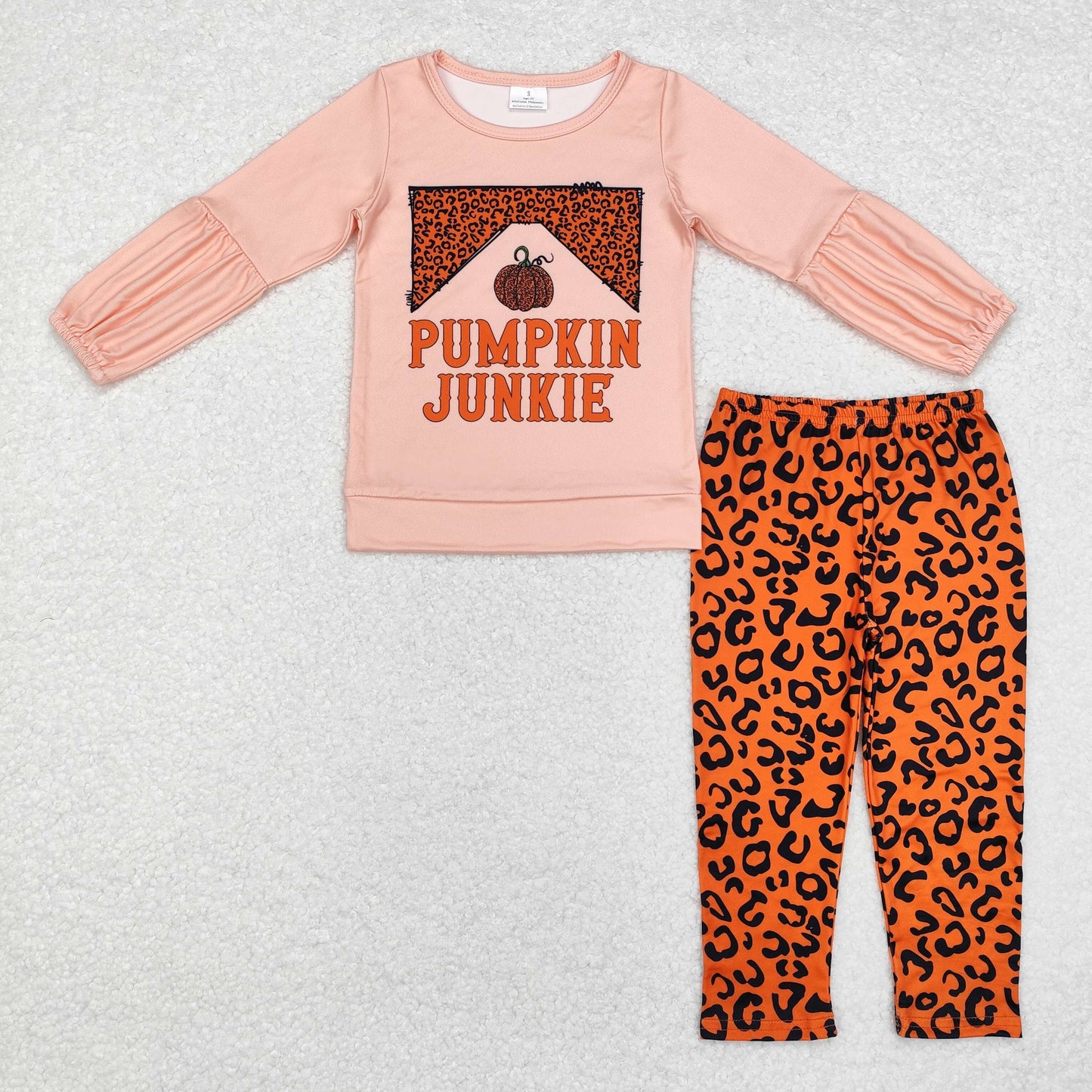 Baby Girls Fall Pumpkin Junkie Leggings Set