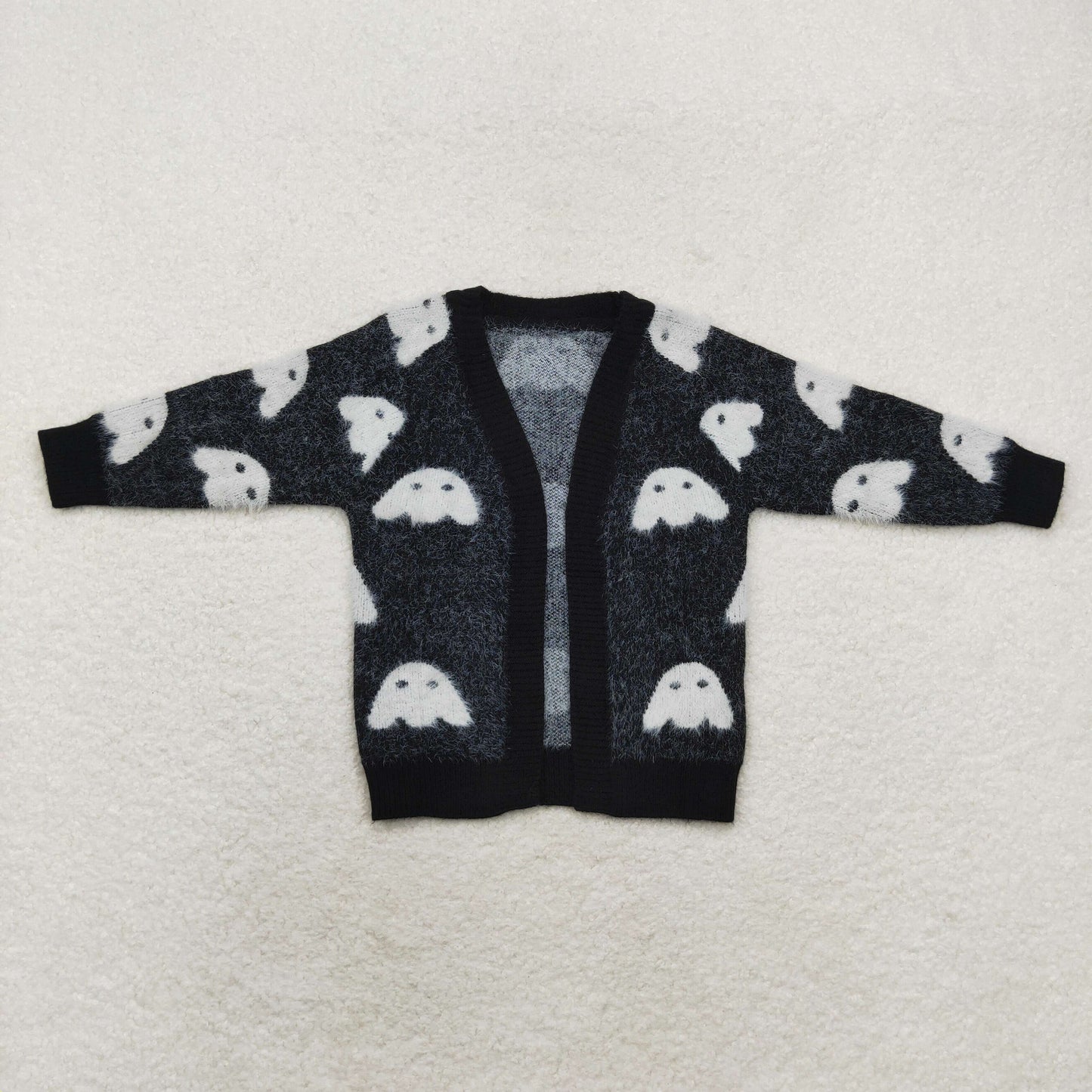 Kids Girls Halloween Ghost Cute Coat Sweater