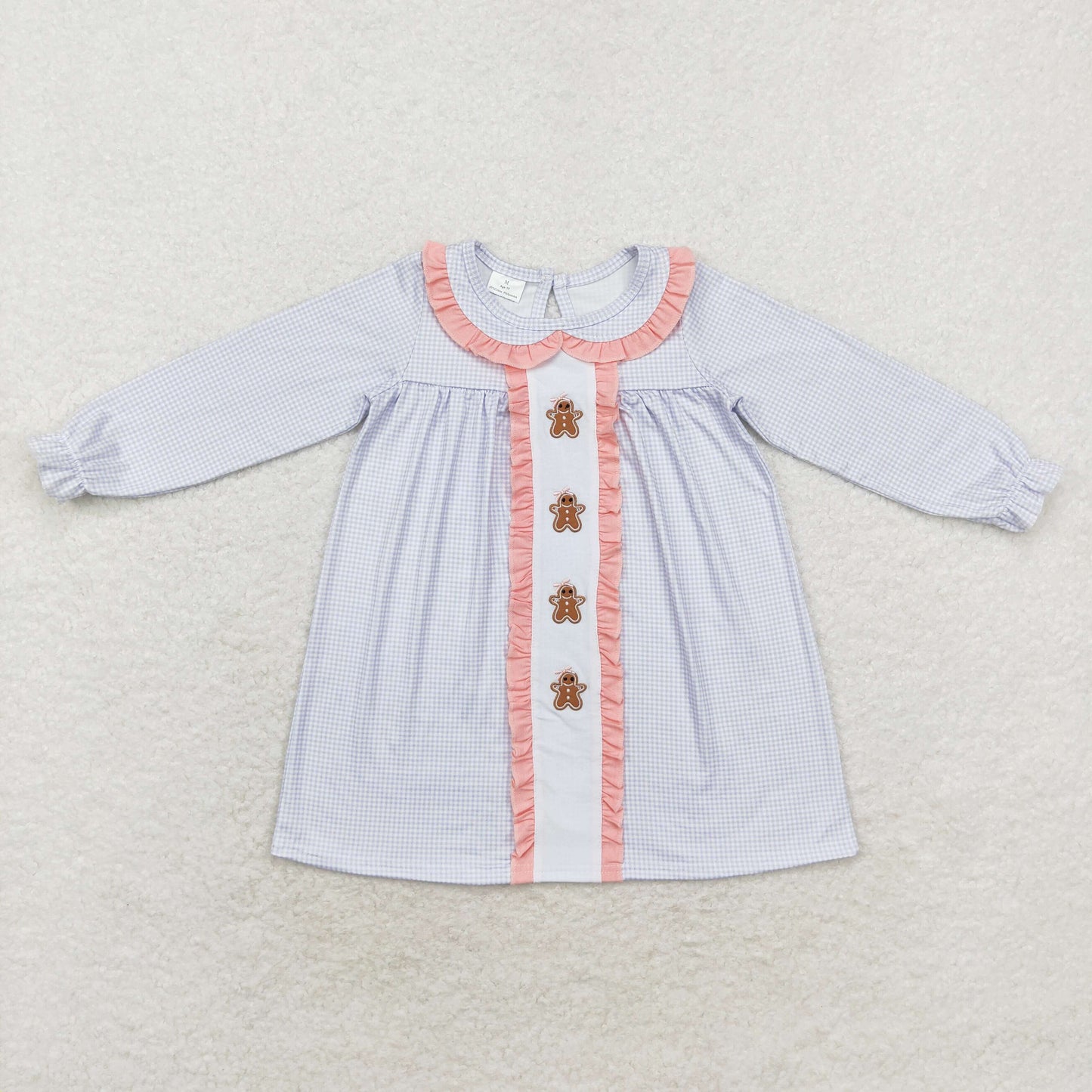 Baby Girls Sister Christmas Gingerbread Dress and Outfit