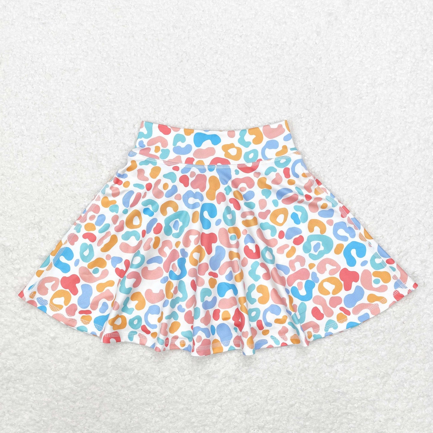 GLK0026 Baby Girls Colorful Leopard Skirt