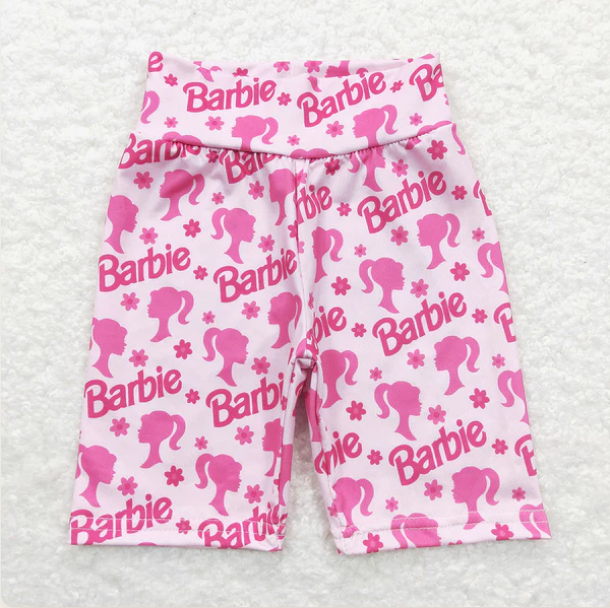 Baby Girls Pink Dolls Biking Shorts Bottoms