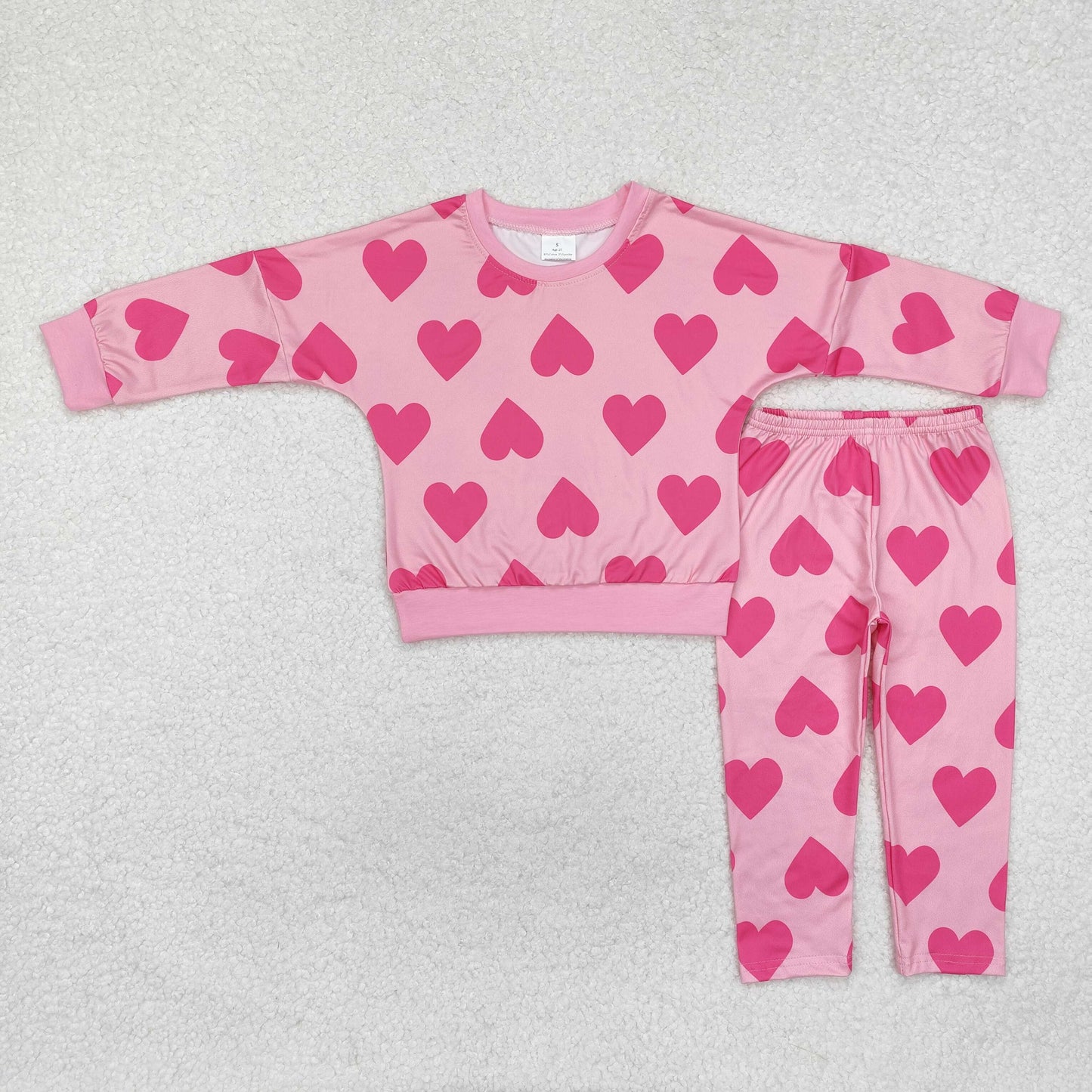 Baby Girls Heart Long Sleeve Outfit