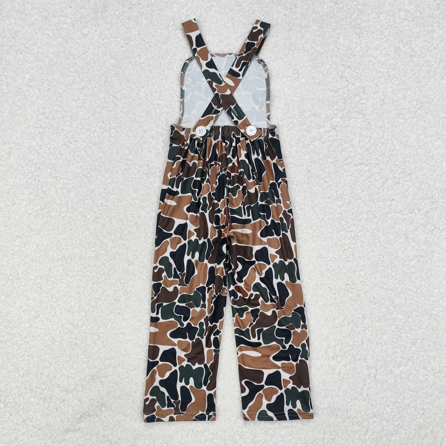 Baby Boys Dark Green Camo Jumpsuit