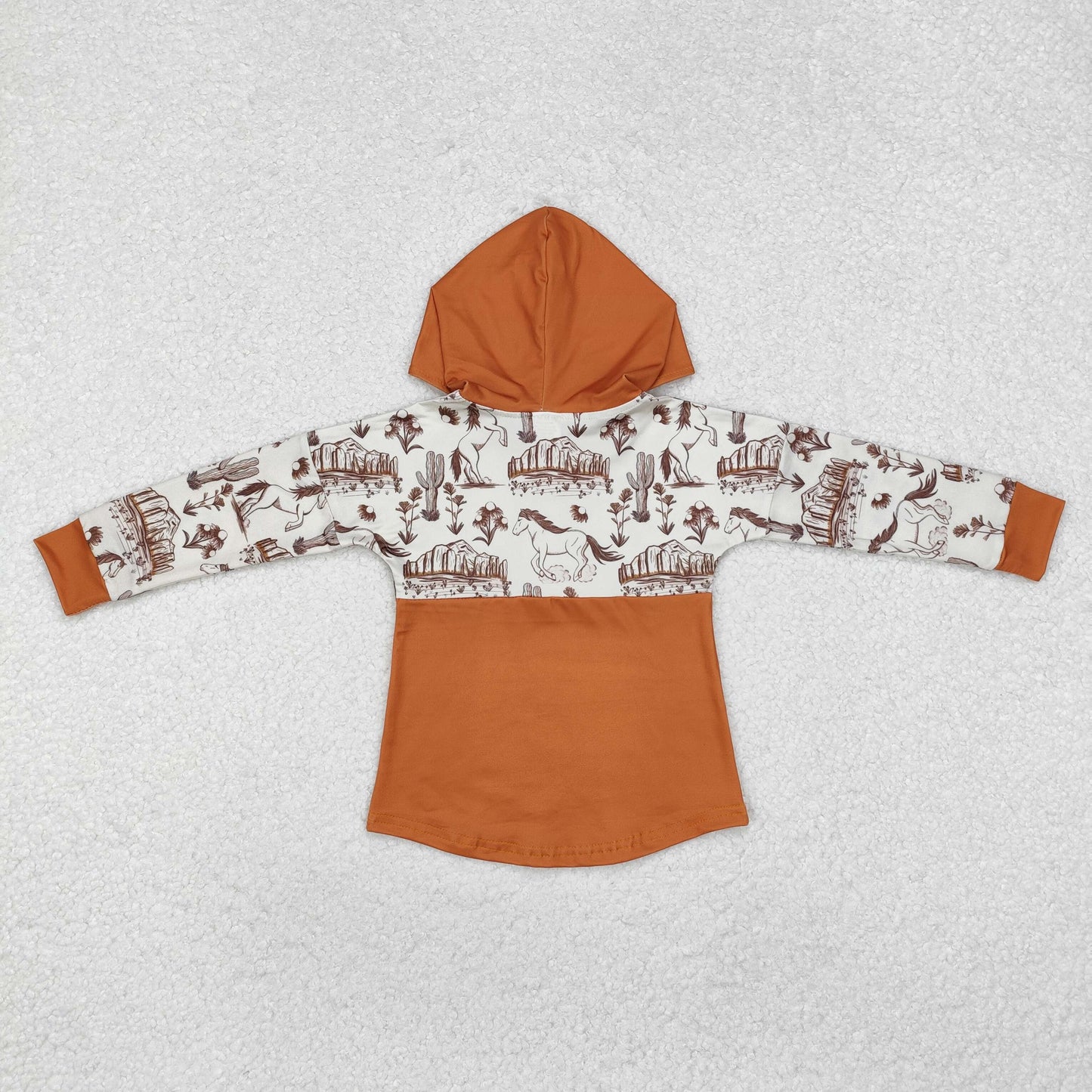 Baby Boys Wild Horse Long Sleeve Hoodie Top