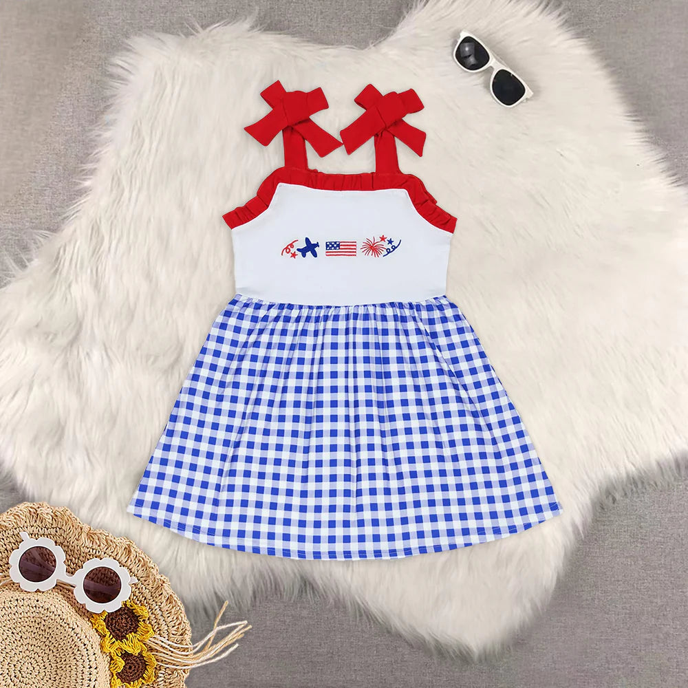 Baby Girls 4th Of July Flag Fireworks Sibling Boys Clothes