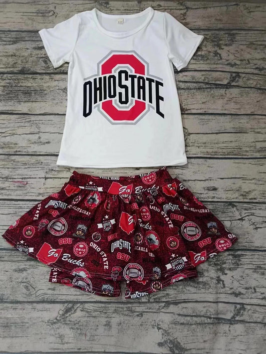 Baby Girls Sport Team Ohiostate Skirt Set 3 MOQ