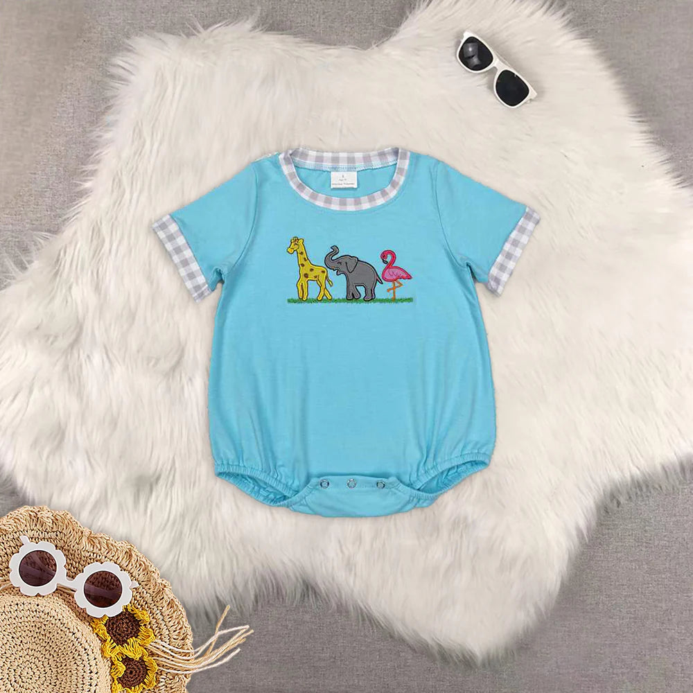 Toddler Baby Sibling Wild Animal Clothes Romper