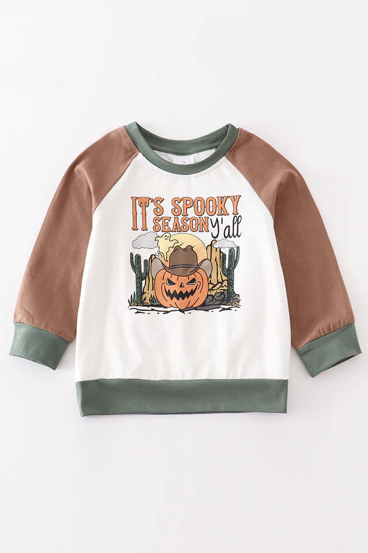 It's Spooky Season Long Sleeve T-shirt Top  Pre-order 3 MOQ