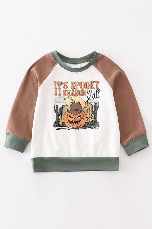 It's Spooky Season Long Sleeve T-shirt Top  Pre-order 3 MOQ