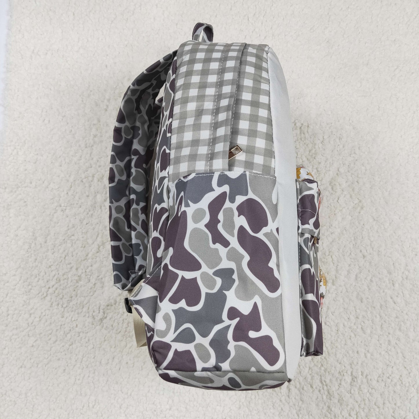 Kids Hunting  Dog Camo Backpack School Bag
