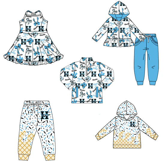 Preorder 5 MOQ Kids Sport Football Team Hawke Matching Clothing