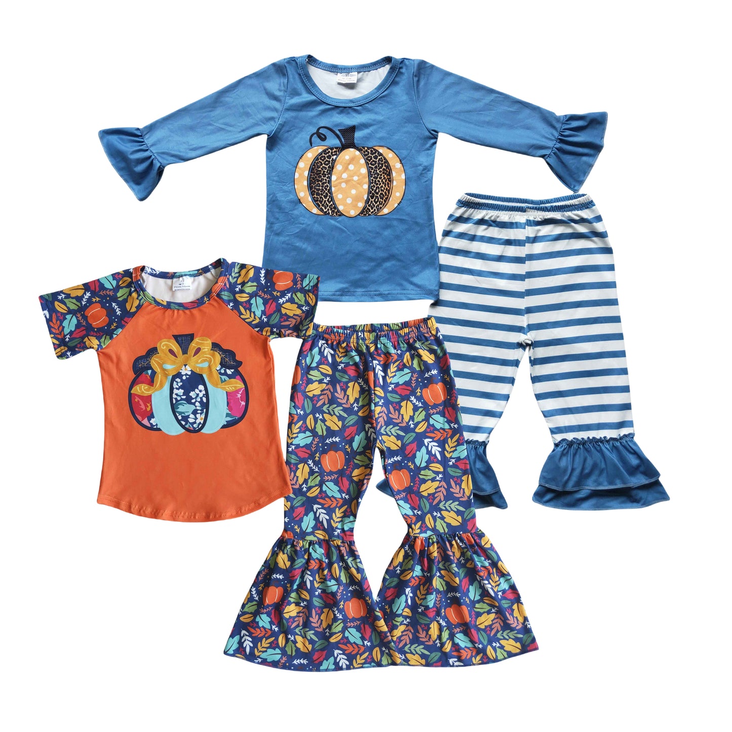 Kids Girls Fall Pumpkin Outfit $2.99