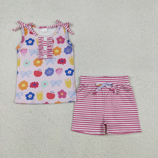 Baby Girls Flowers Top Outfit