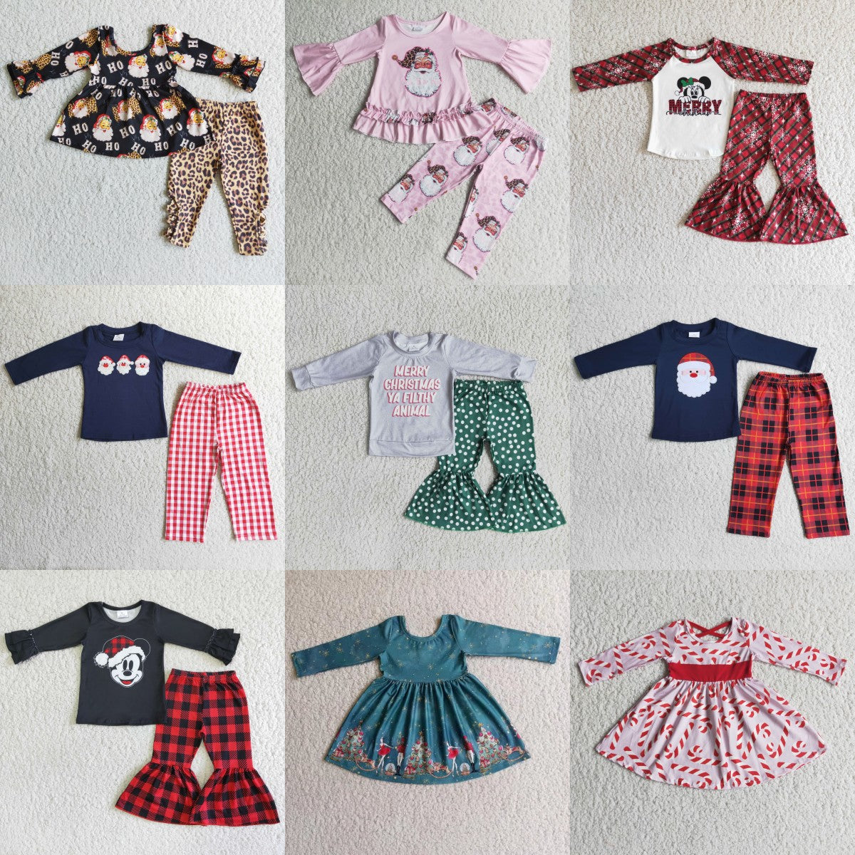 Promotion Baby Girls Boys Chrismtas Outfit