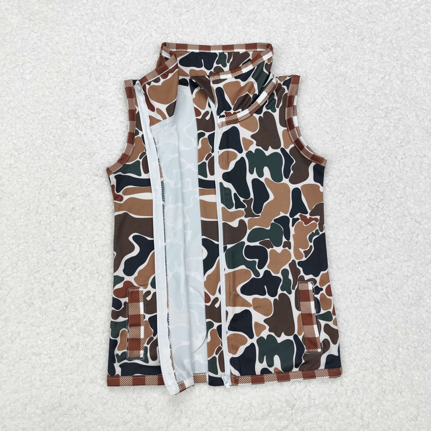 Toddler Baby Neutral Camo Sleeveless Vest