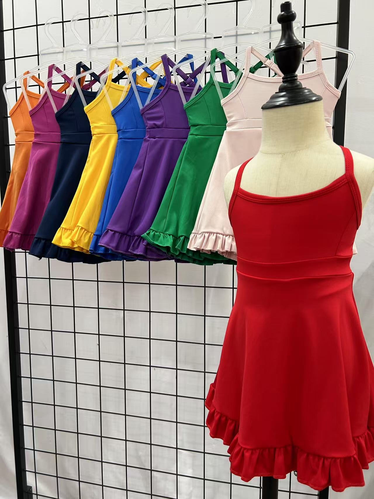 Baby Girls Sport Dress Active Wear With Under Shorts