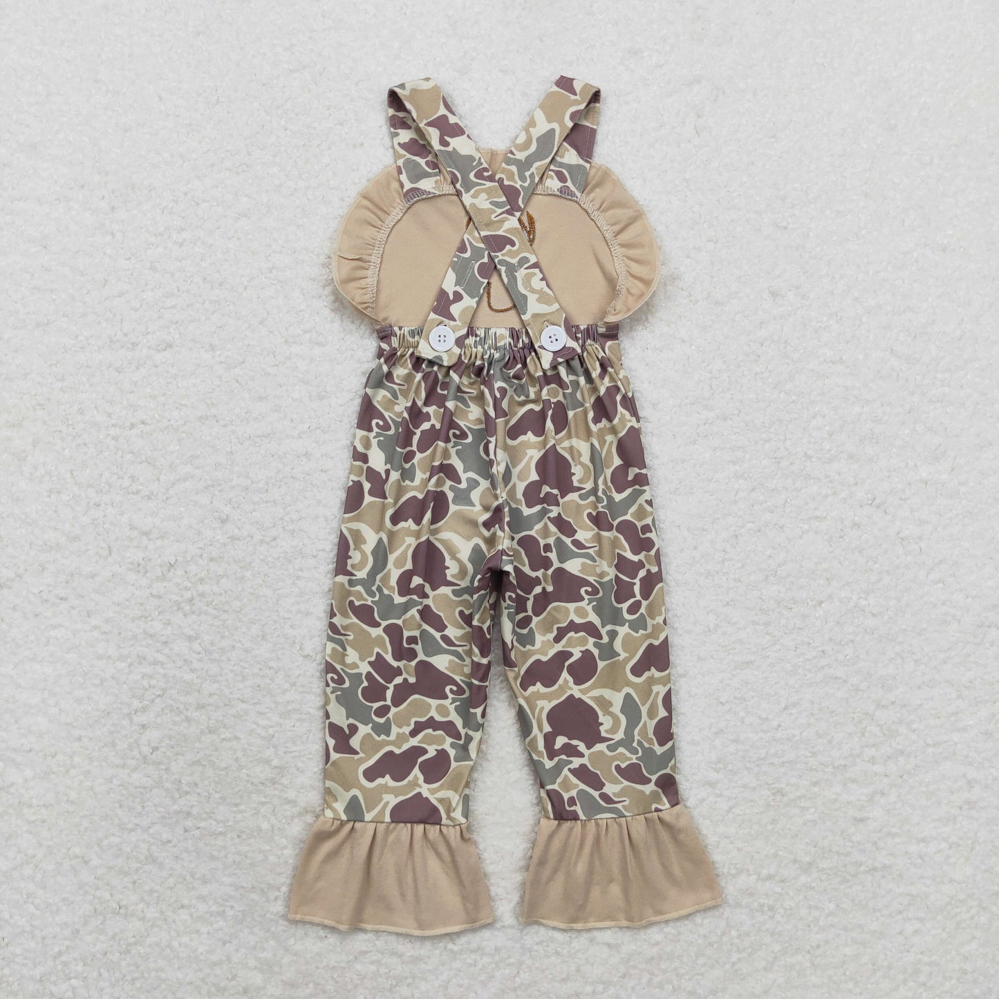 Baby Girls Reindeer Camo Jumpsuit