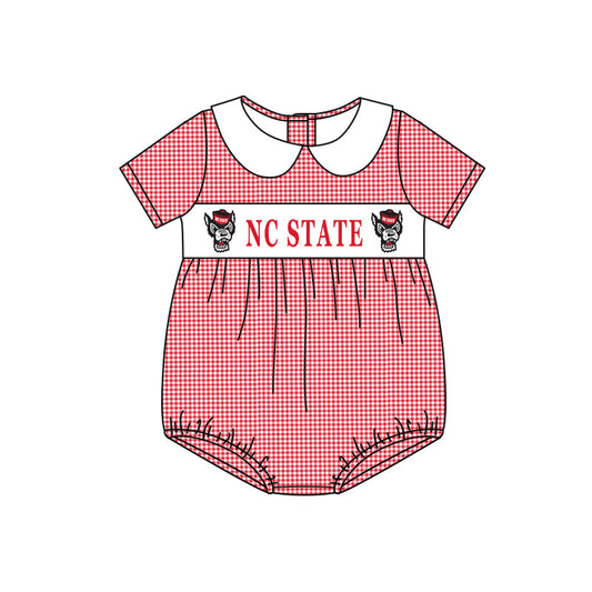 (5MOQ) Baby Boys Football Team NC State Romper Pre-order