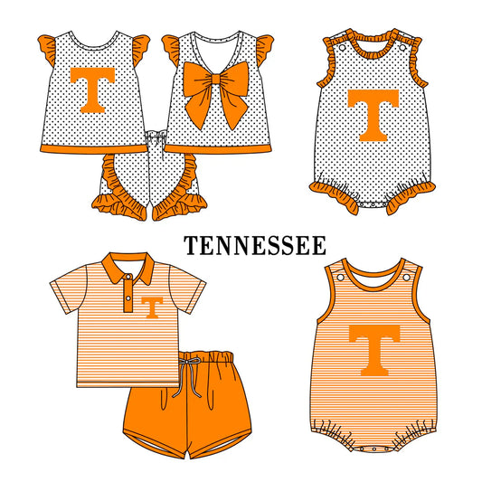 Tennessee University Team Sibling Outfit and Romper Pre-order