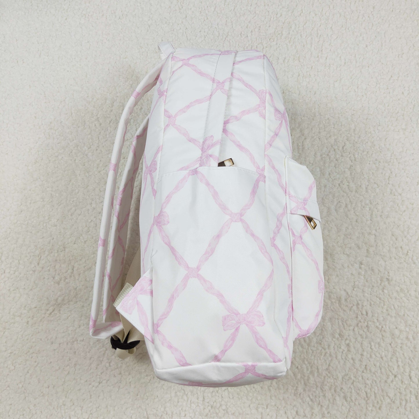 BA0225 Baby Girls Pink Bow Backpack School Bag