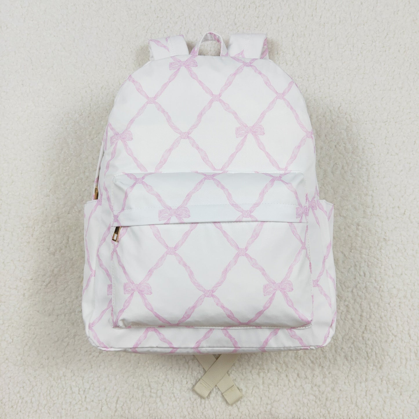 BA0225 Baby Girls Pink Bow Backpack School Bag