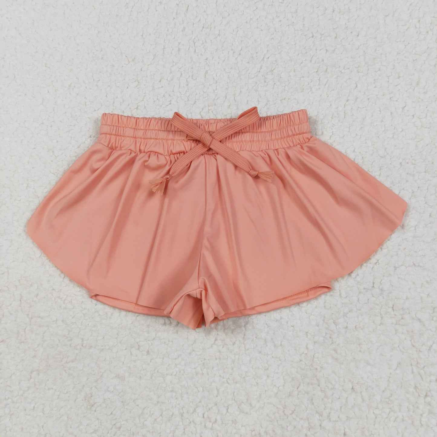 SS0547 Baby Girls Peach Skort Shorts Yoga Bottoms
