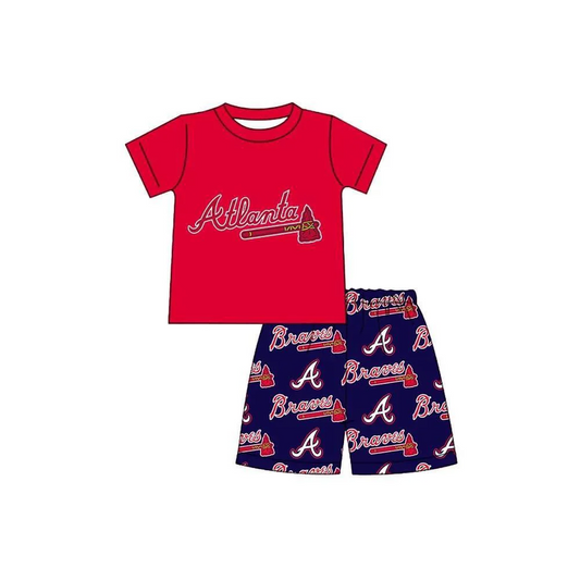 Braves baby Boys Shorts Set  3MOQ Pre-order