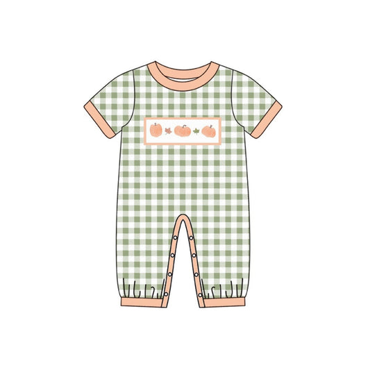 Baby  Boys Pumpkin Romper Pre-order 3 MOQ