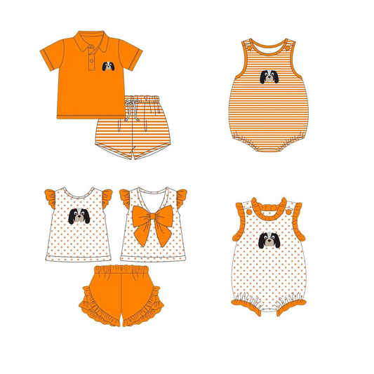 Tennessee Football Team Outfit and Romper Sibling Pre-order