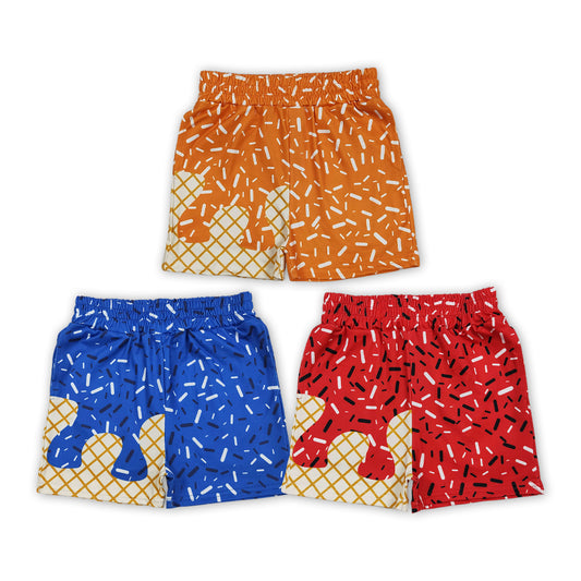 Sibling Baby Boys Ice Cream Drip Pocket Shorts