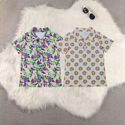 Adult Size  Mardigars Short Sleeve Polo Shirt Top