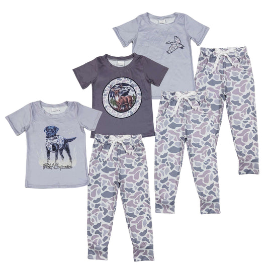 Baby Boys Sibling Hunting Camo Pocket Pants Outfit