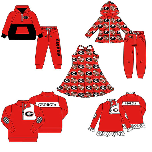 Preorder 5 MOQ Kids Sport Team Georgia Matching Clothing