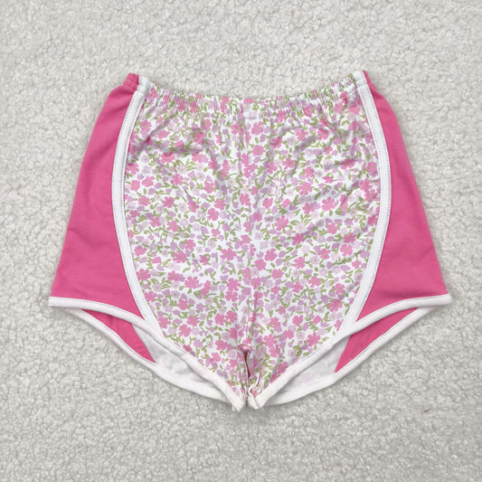 Baby Girls Pink Floral Shorts