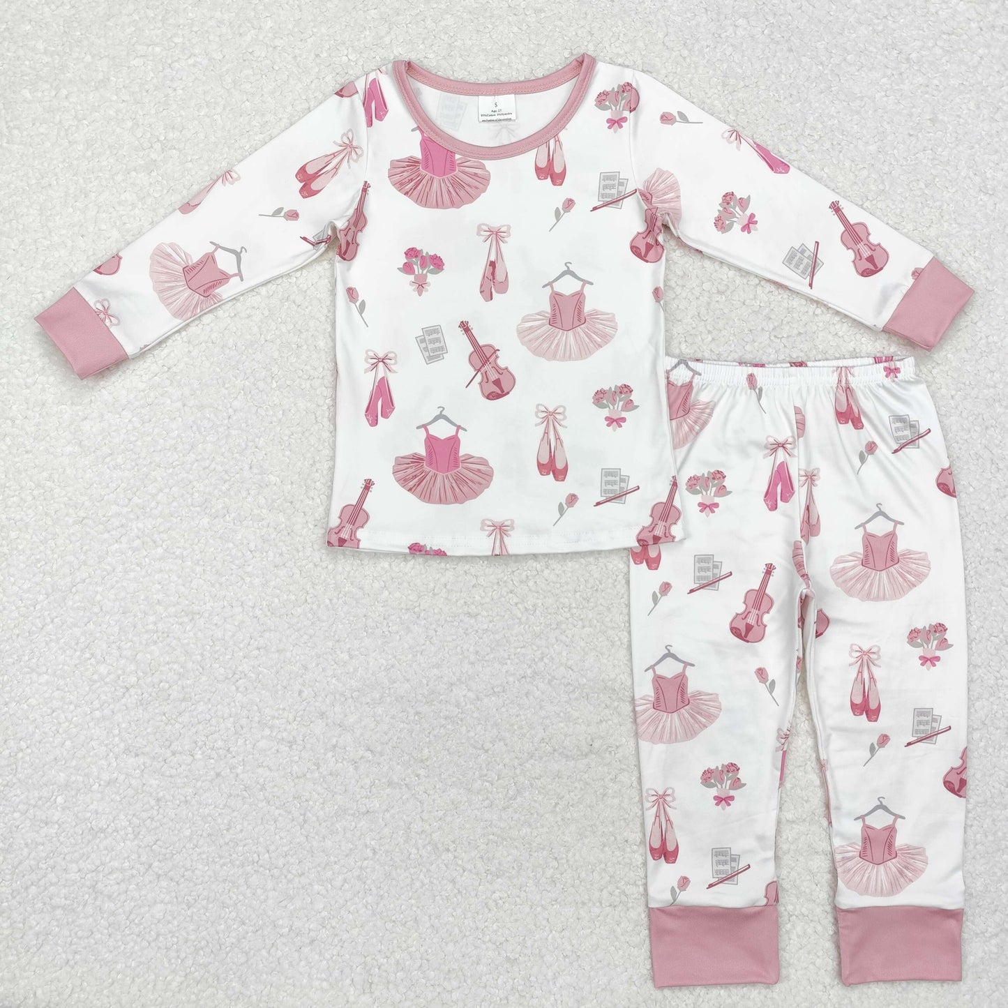 Baby Girls Ballet Dancer Pajama Set