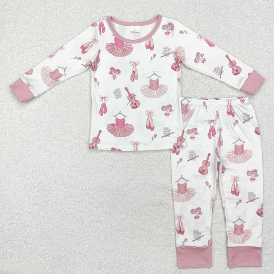 Baby Girls Ballet Dancer Pajama Set