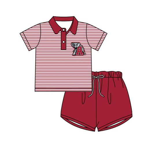 Baby Boys Sport Team  Alabama Shorts Set Deadline :18 July