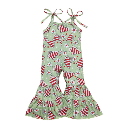 Kids Girls Chrismtas Cake Jumpsuit
