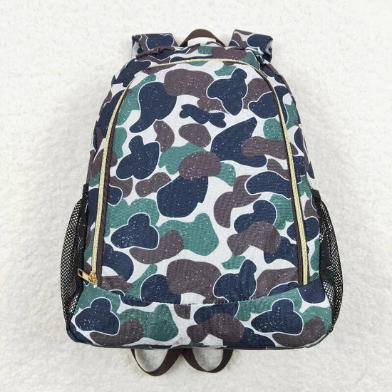 Baby Kids Boys Sibling Brother Camo Backpacks Bags