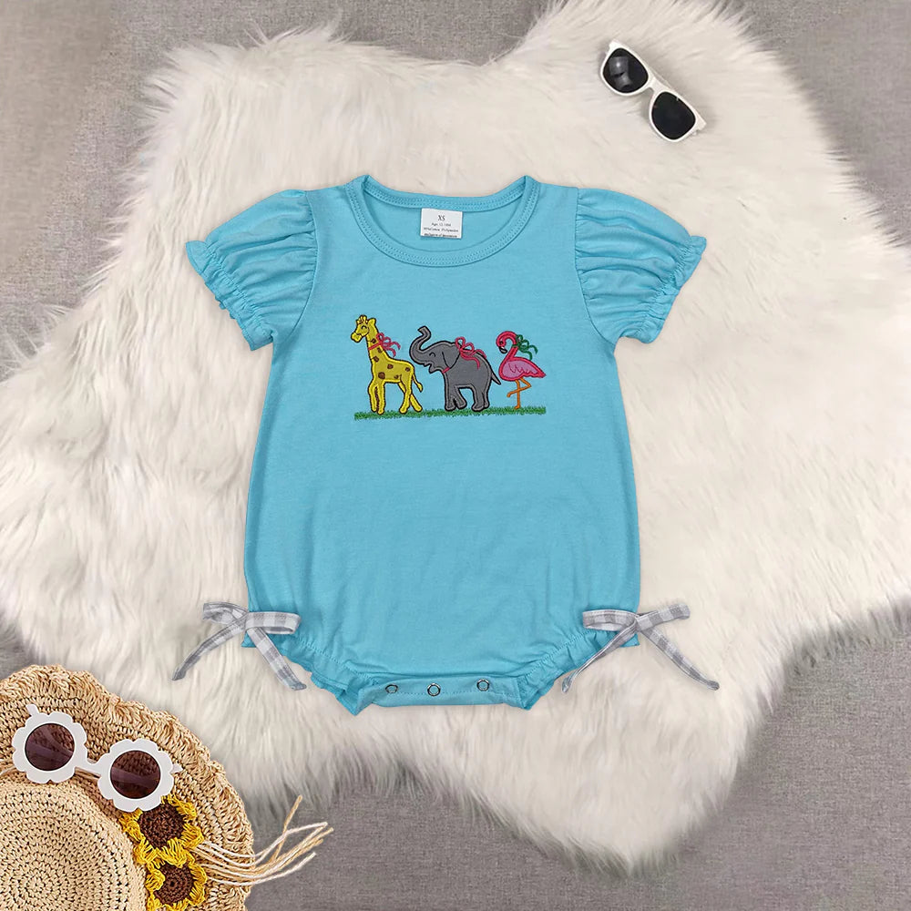Toddler Baby Sibling Wild Animal Clothes Romper