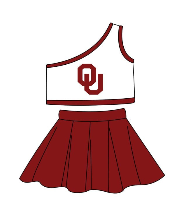 Sport Team OU  Girls Skirt Set ,Deadline Time : 30th July