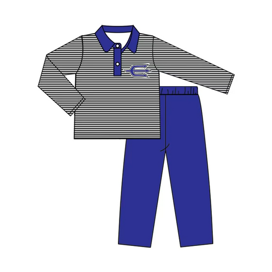 Baby Boys Sport Team Striped Top Pants Outfit Deadline Time :  14h October