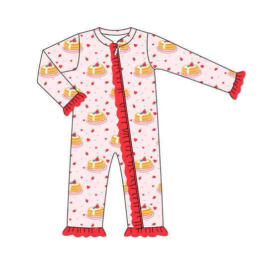 Baby Girls Cute Cake Zipper Romper 5 MOQ Preorder