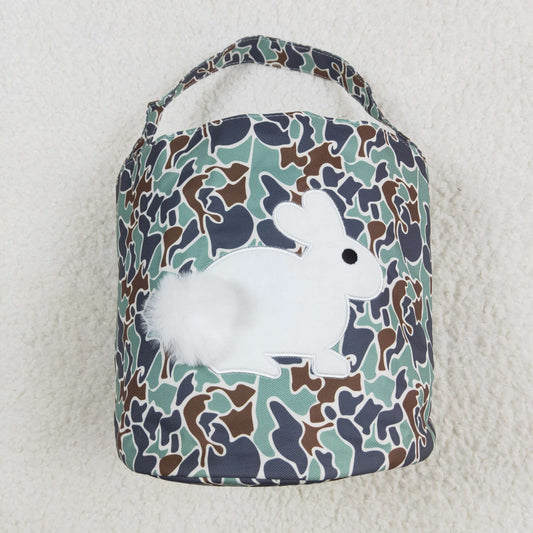 Rabbit Camo Kids Boy Easter Cute Basket Bag