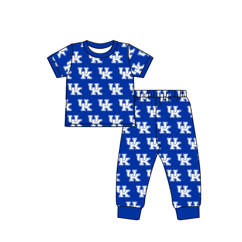 Baby Boys Blue Team UK Top Pants Pajamas Clothes Sets order preorder 5 MOQ