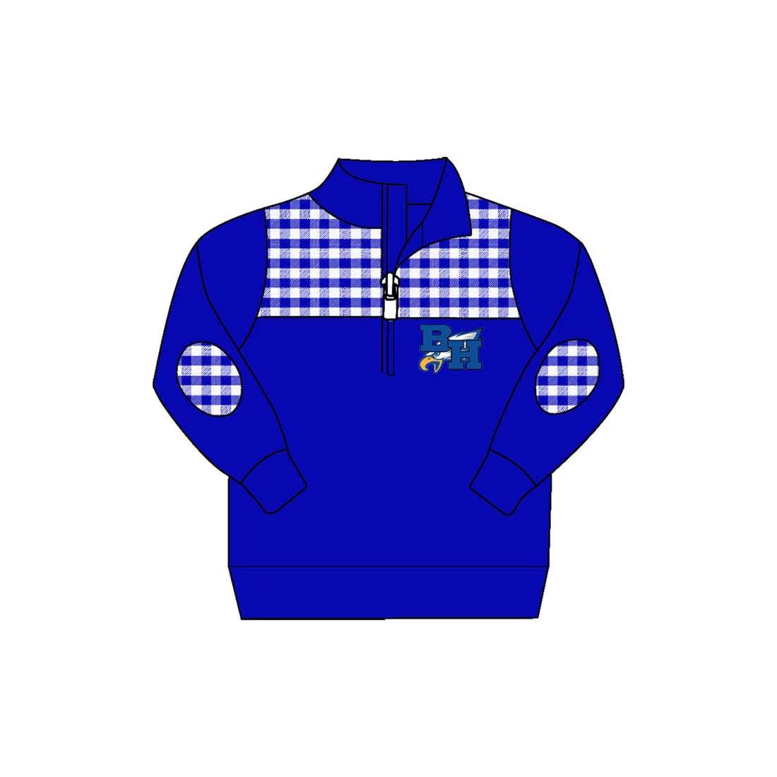 Preorder 5 MOQ Baby Boys BH Eagles Team Pullover Jackets Tops